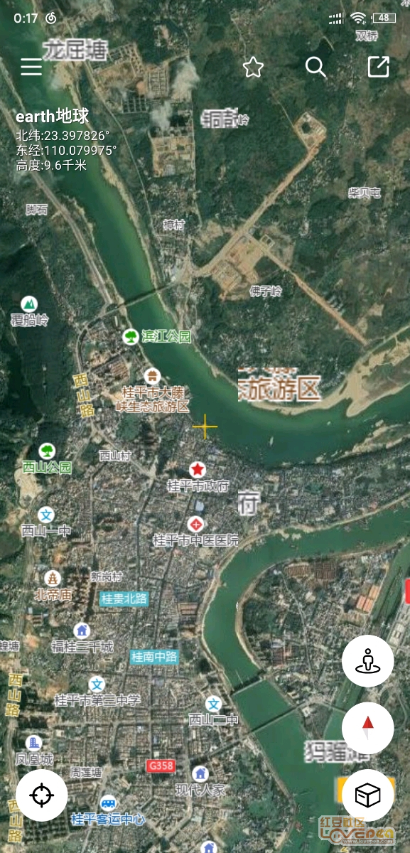 最新桂平衛(wèi)星地圖，開(kāi)啟一段溫馨有趣的探索之旅