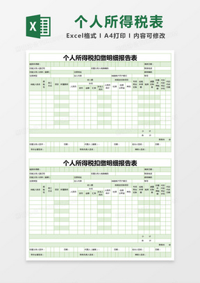 最新個(gè)人所得稅模板，背景、影響及地位解析