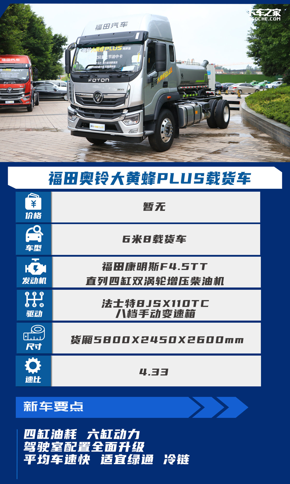 福田最新貨車，路上的友情與家的溫馨之旅