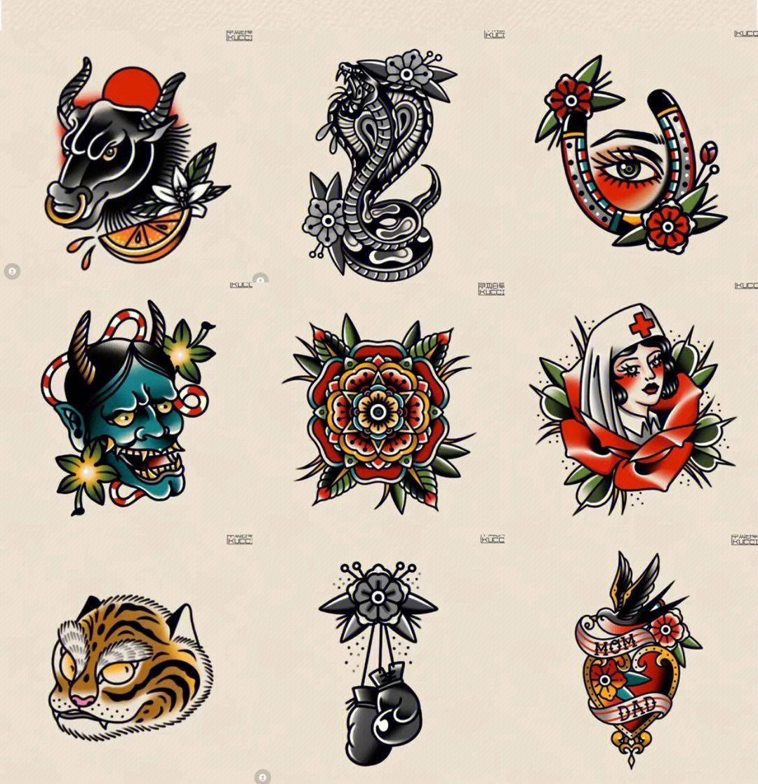 時(shí)尚潮流展現(xiàn)，最新紋身圖案設(shè)計(jì)精選
