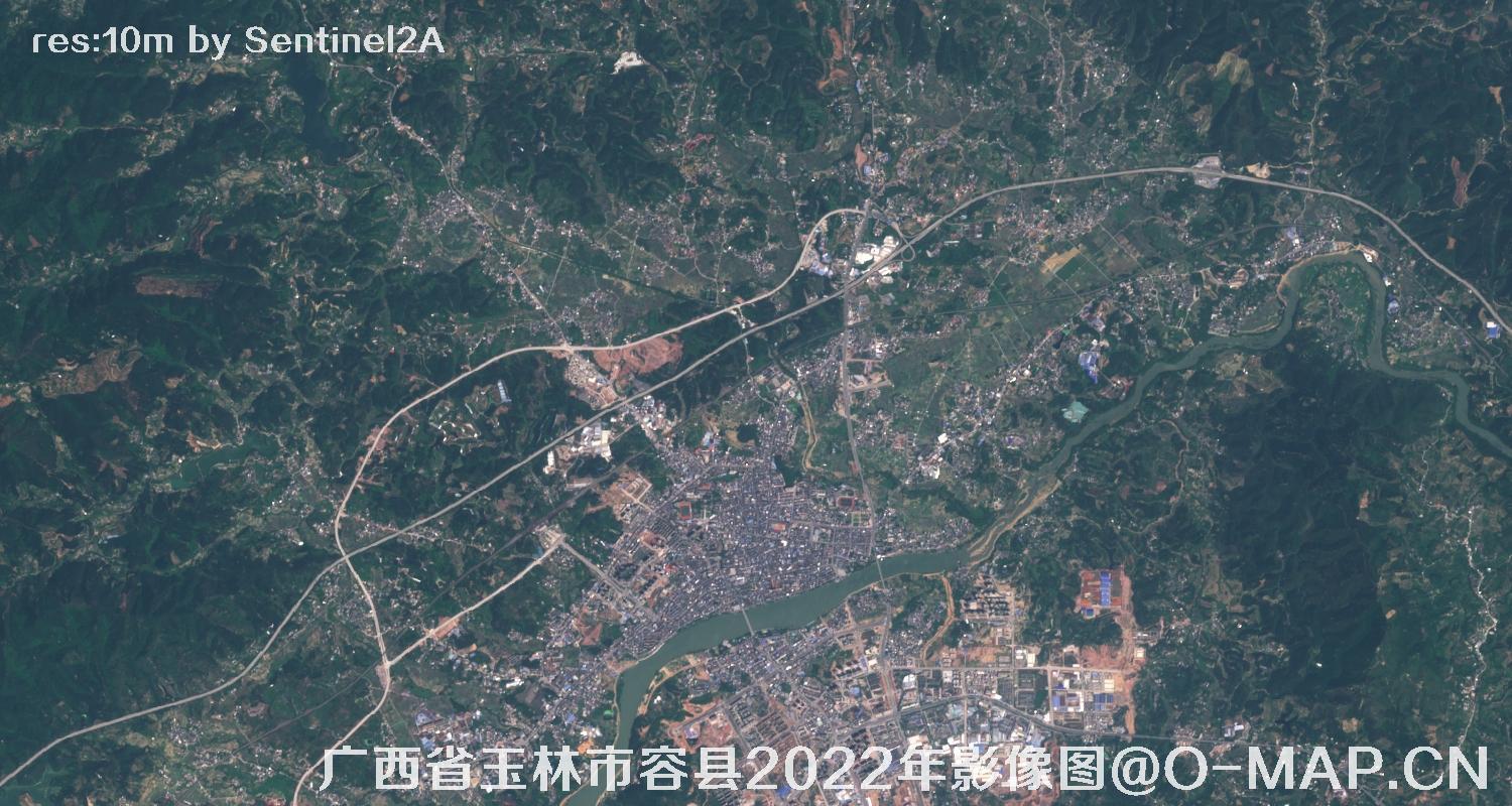 容縣最新航拍全景，一覽無余的美麗風(fēng)光??