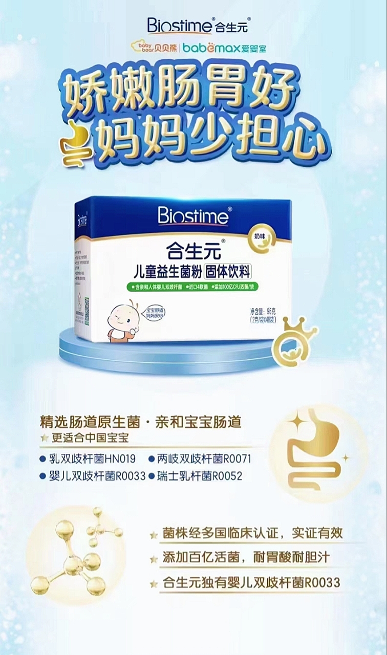 合生元益生菌最新版，小益生菌與家庭幸福的日常奇跡